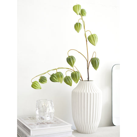 Artificial Chinese Lantern Stems – Leafy Green – Set of 3