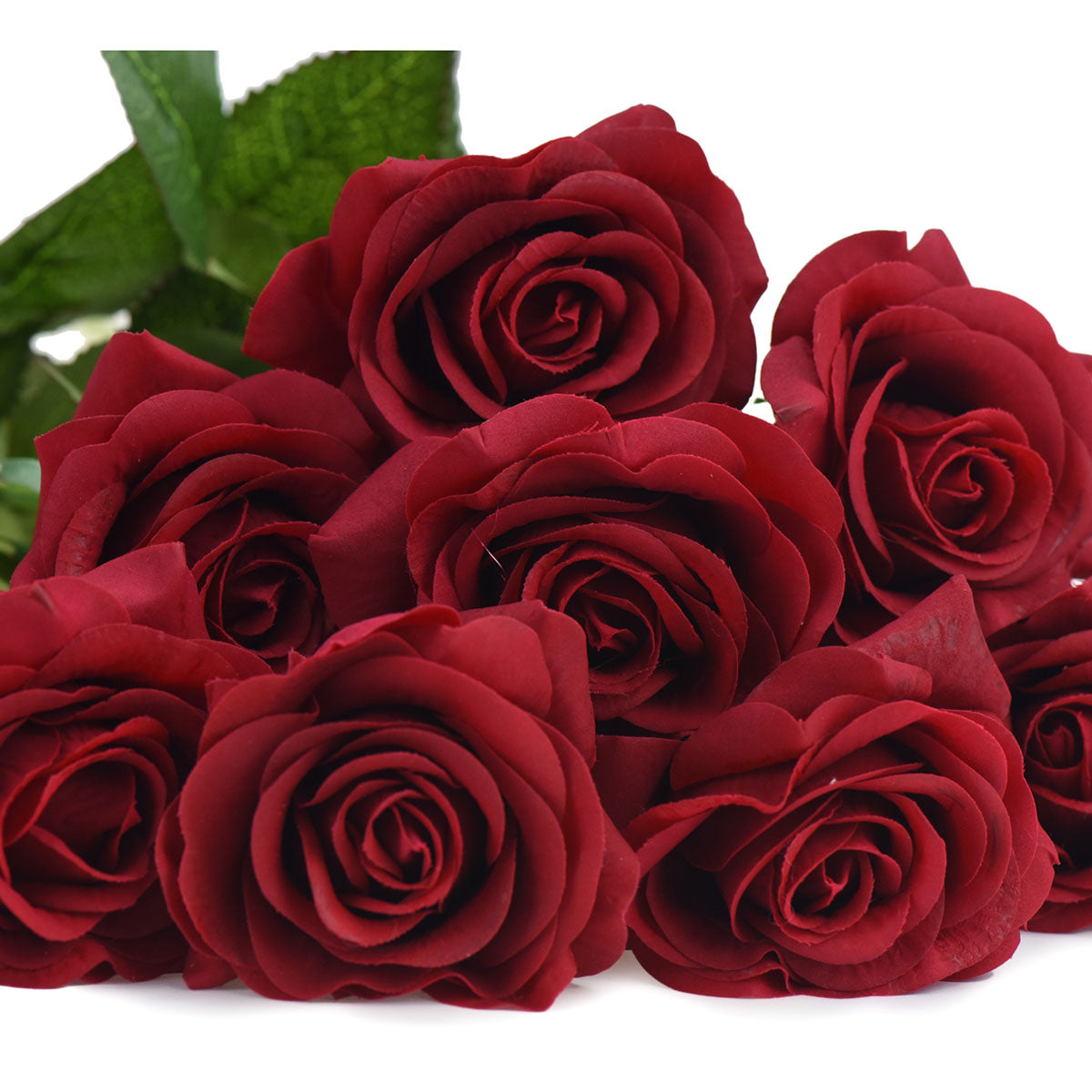 Dark Red Real Touch Silk Artificial Flowers 'Petals Feel and Look like –  FiveSeasonStuff