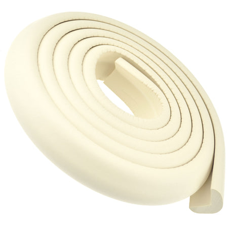 1 Roll Beige Standard L-Shaped Foam Edge Protector 78.7 inches (2 meters)