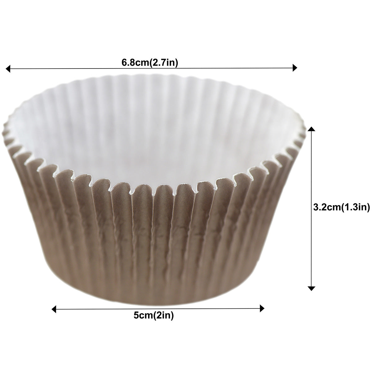 FiveSeasonStuff 100-Pack Cupcake Muffin Baking Paper Cases Liners Style