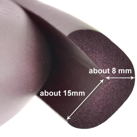 1 Roll Maroon Standard L-Shaped Foam Edge Protector 78.7 inches (2 meters)