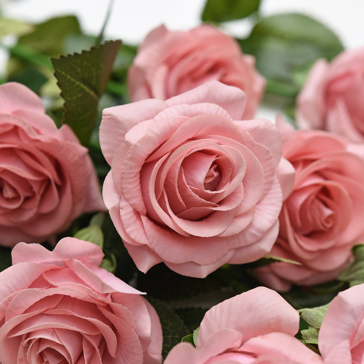 Fake pink deals roses