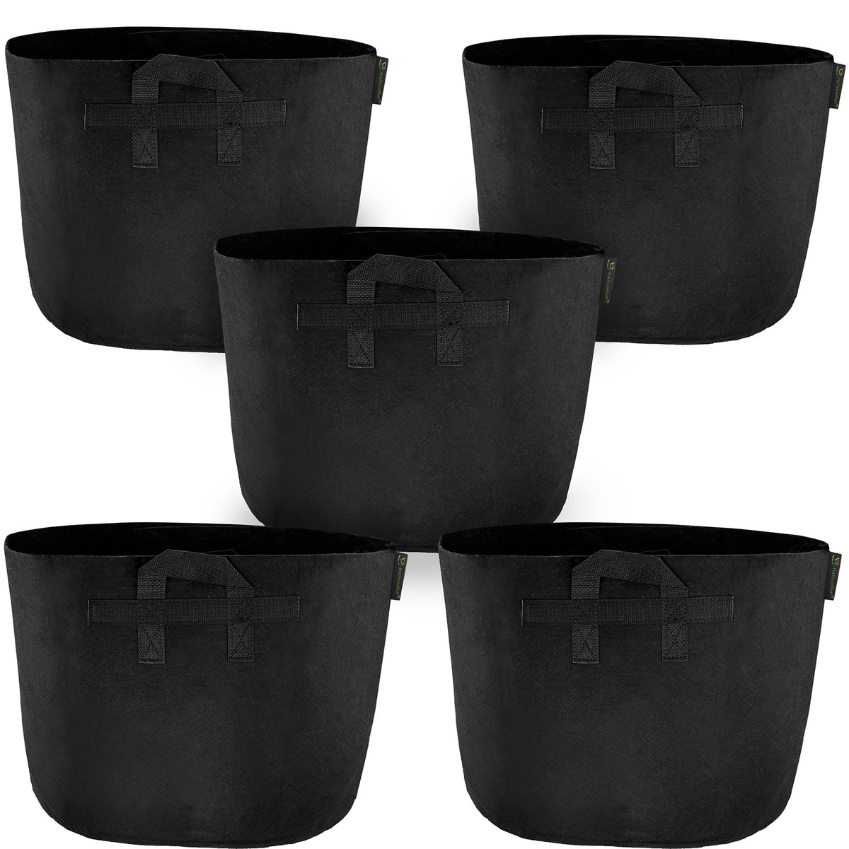 Gard'ner Series: 3, 6, 9, 14 Gallon Grow Bags with Red Handles