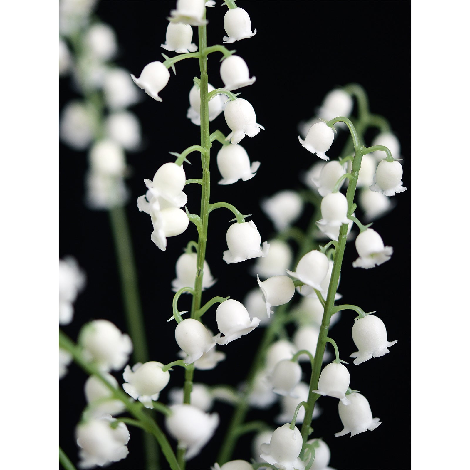 Soft-Touch Artificial Lily of the Valley Bouquet – 7 Stems (14.2")