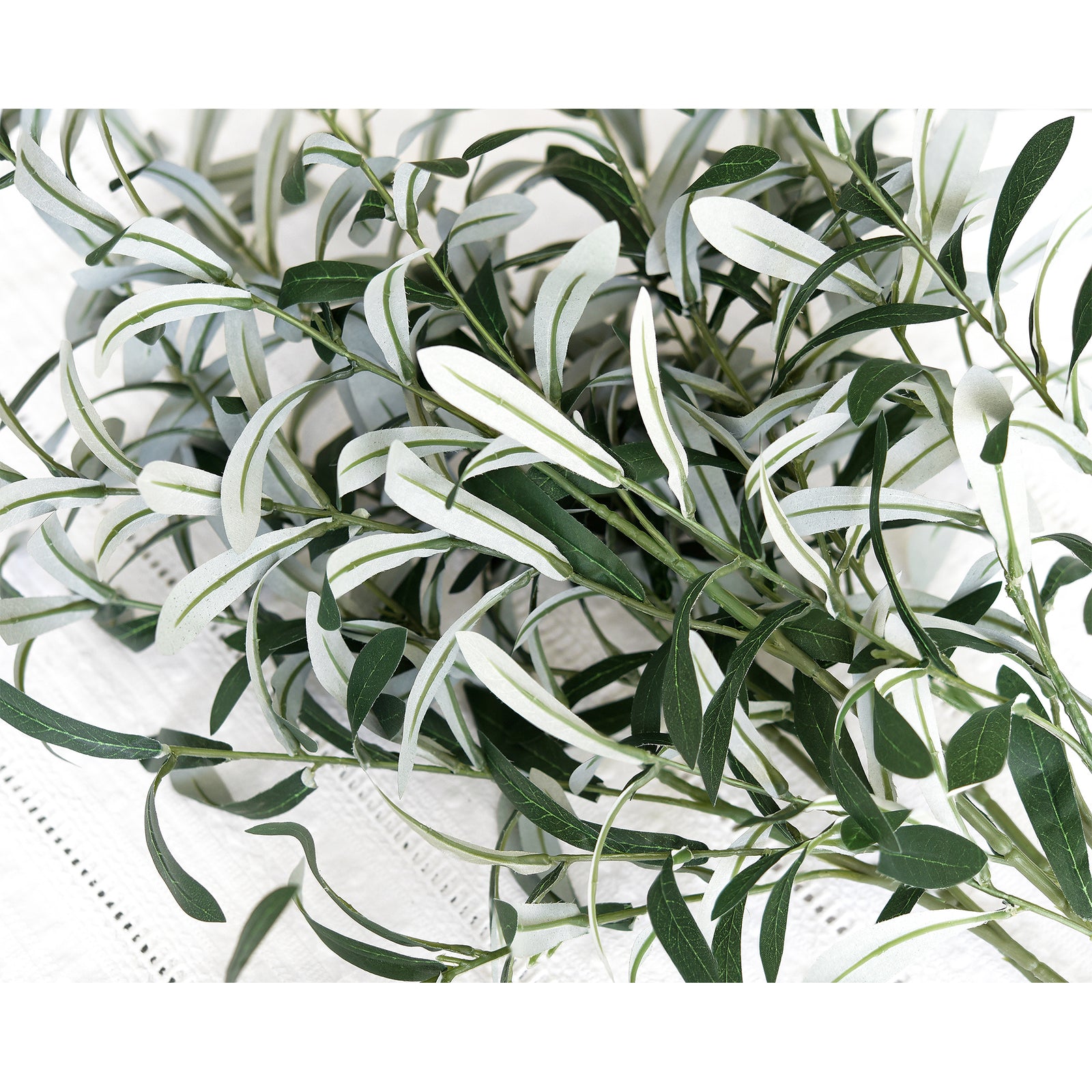 Lifelike Premium Olive Stems: Quality 30-inch Artificial Greenery for Floral Arrangements and Stylish Decor (6 Stems)