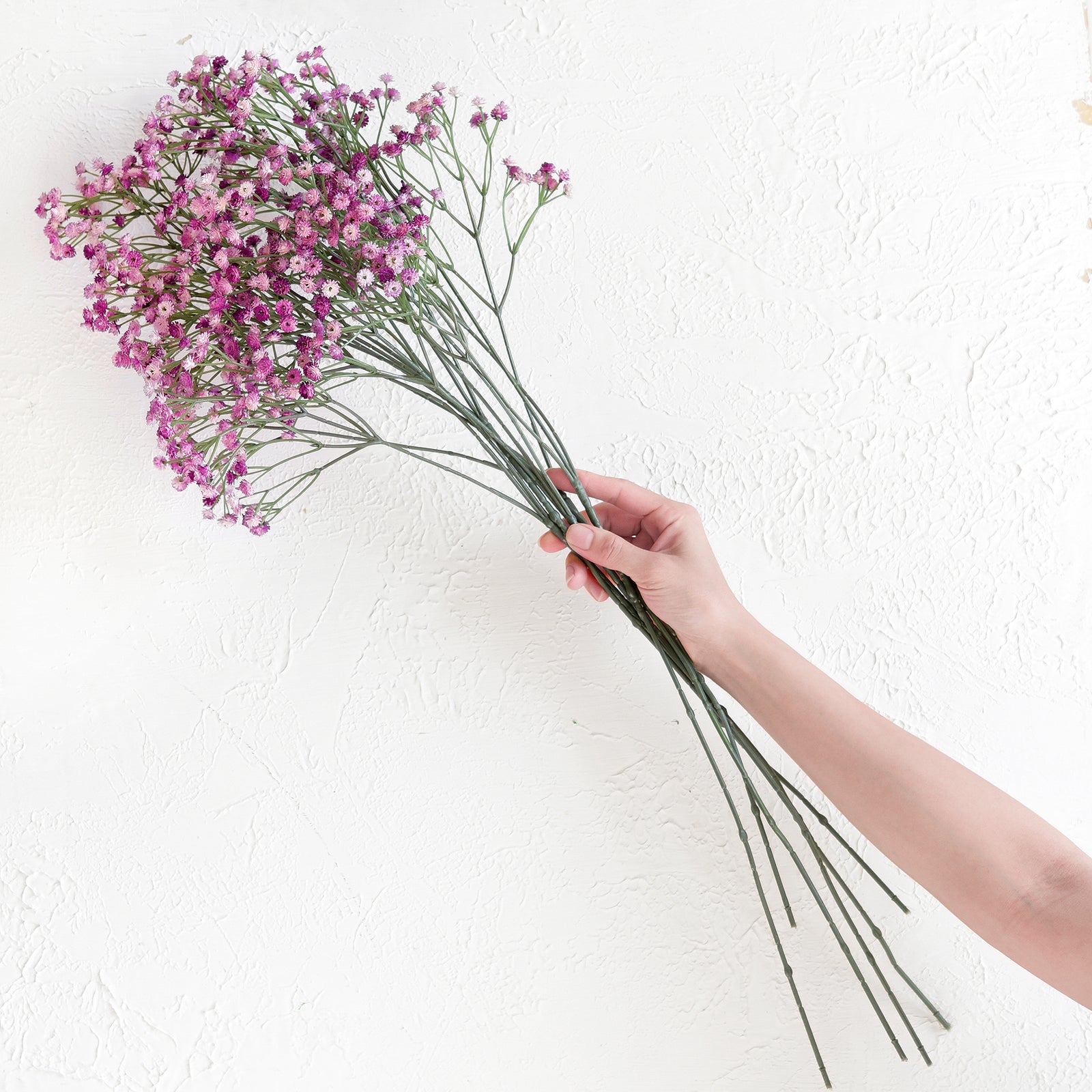6 Stems 69cm Pink-Lavender Mix Baby’s Breath Artificial Flowers Baby’s Breath Gypsophila Tall Long Stems