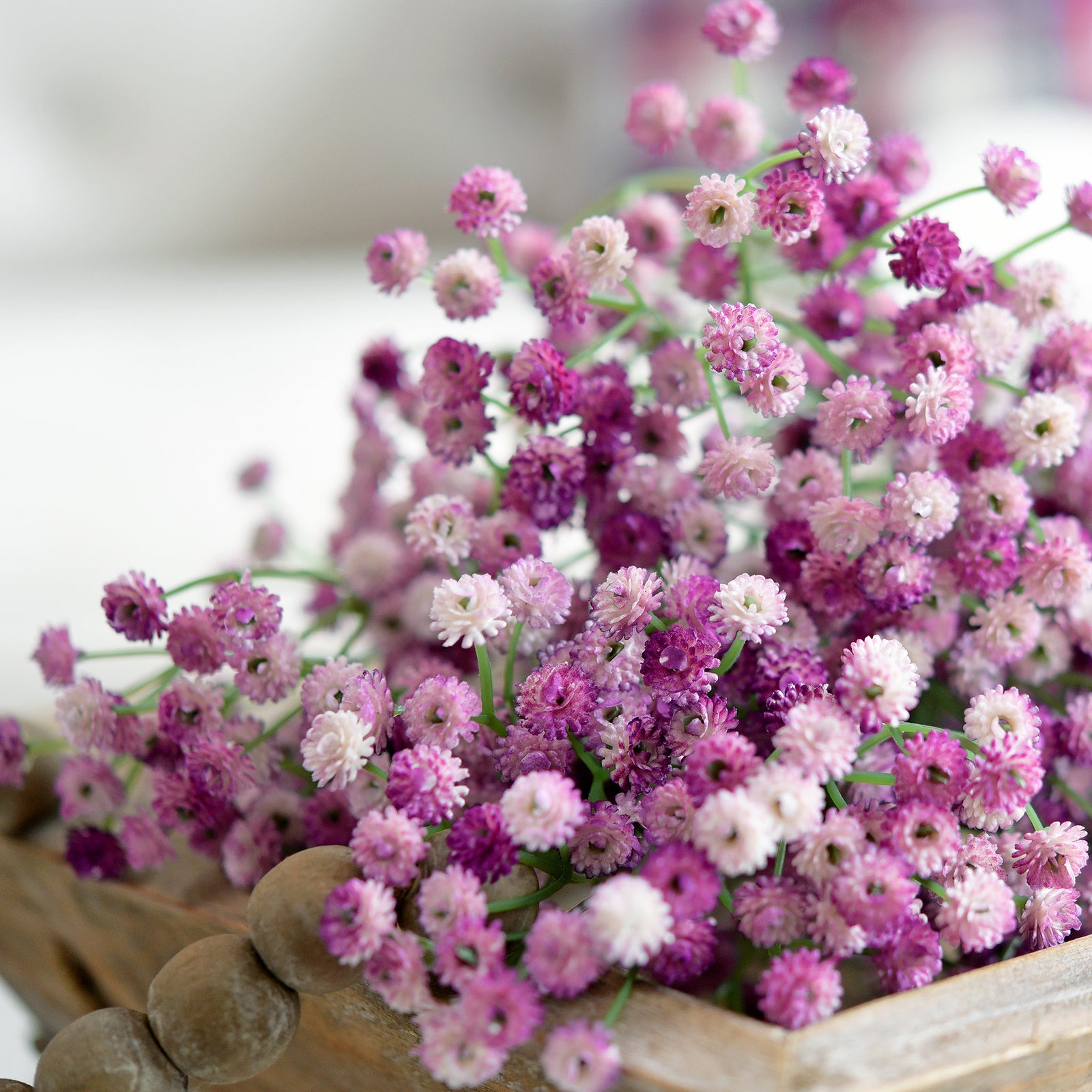 6 Stems 69cm Pink-Lavender Mix Baby’s Breath Artificial Flowers Baby’s Breath Gypsophila Tall Long Stems