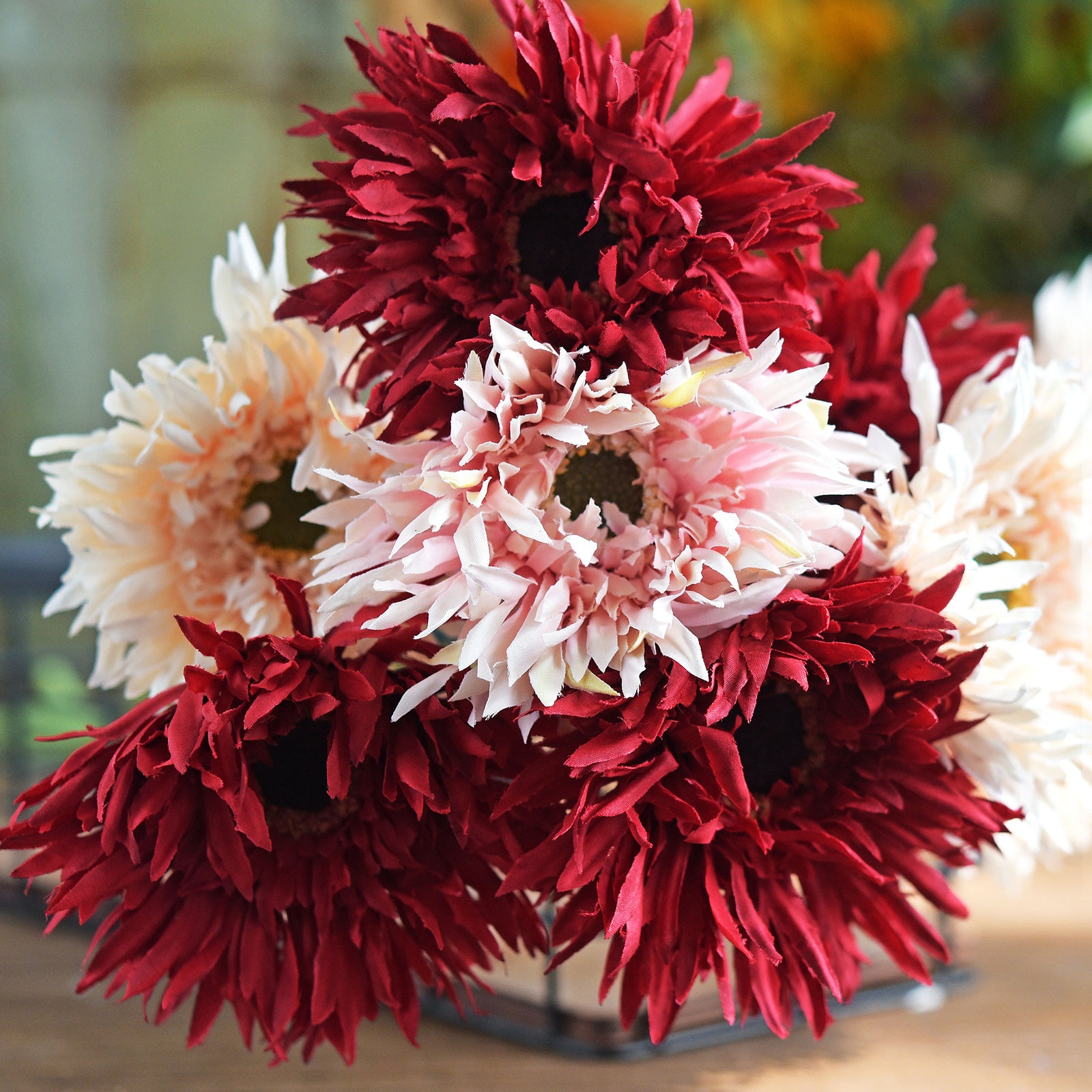 Autumn Artificial Daisy Flowers Silk Bouquet Fake Flower DIY Decor