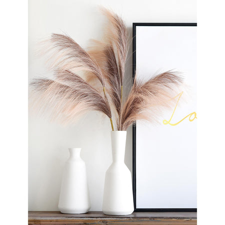 Faux Pampas Grass Branches, Home Décor 2.4ft(72cm) Tall -Set of 6 by FiveSeasonStuff