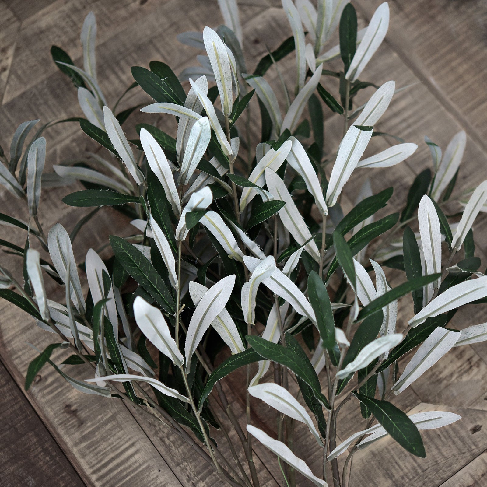 Lifelike Premium Olive Stems: Quality 30-inch Artificial Greenery for Floral Arrangements and Stylish Decor (6 Stems)
