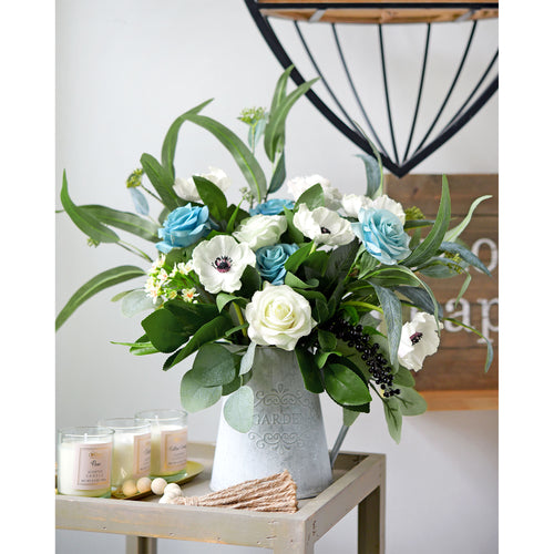 2 Branches of Artificial Lemon Leaves