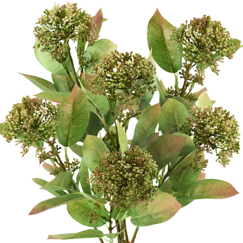 Viburnum (Harmony Brown) Long Stem Artificial Silk Flowers, Filler Flower, Wedding, Home Decor, Arrangment 6 Stems