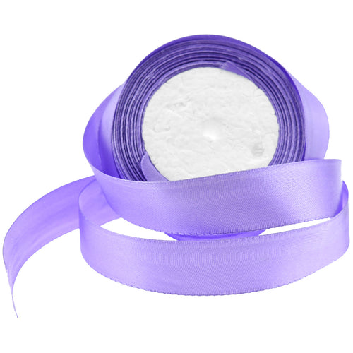 20mm Lilac Single Sided Satin Ribbon