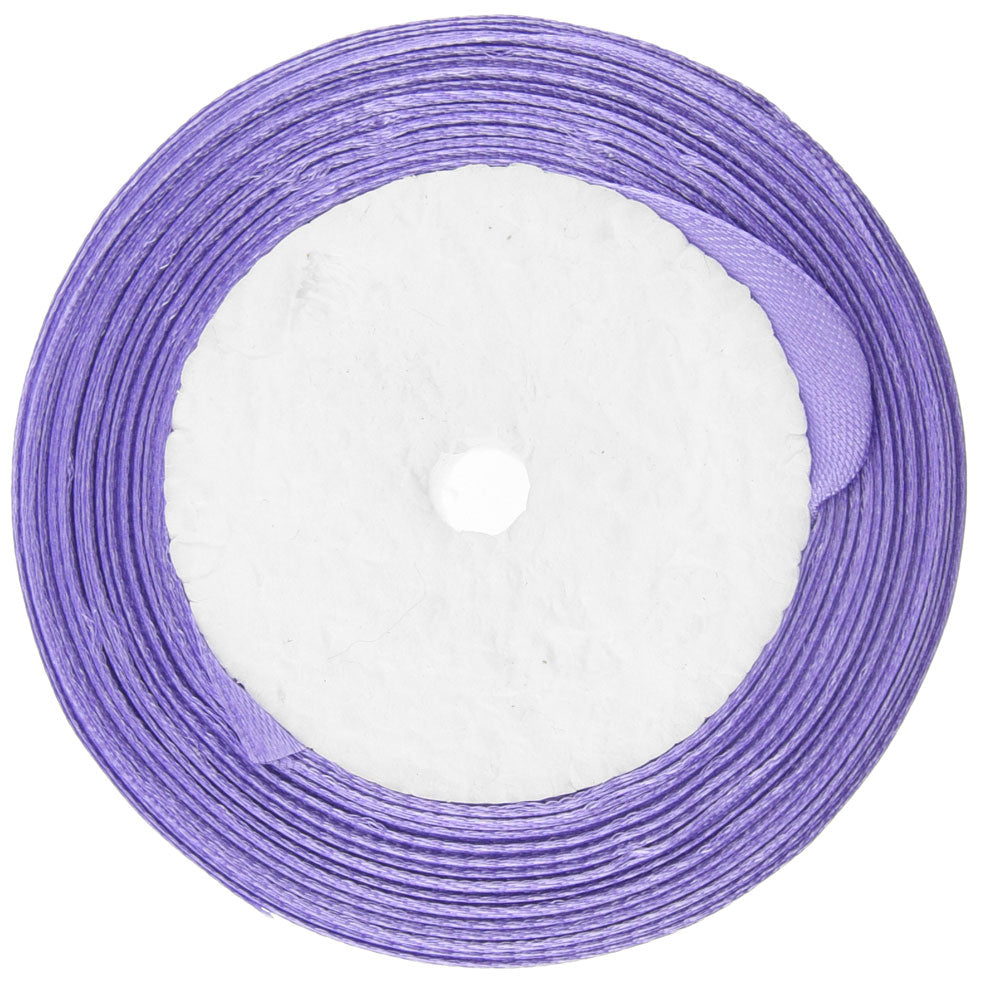 25mm Lilac Single Sided Satin Ribbon