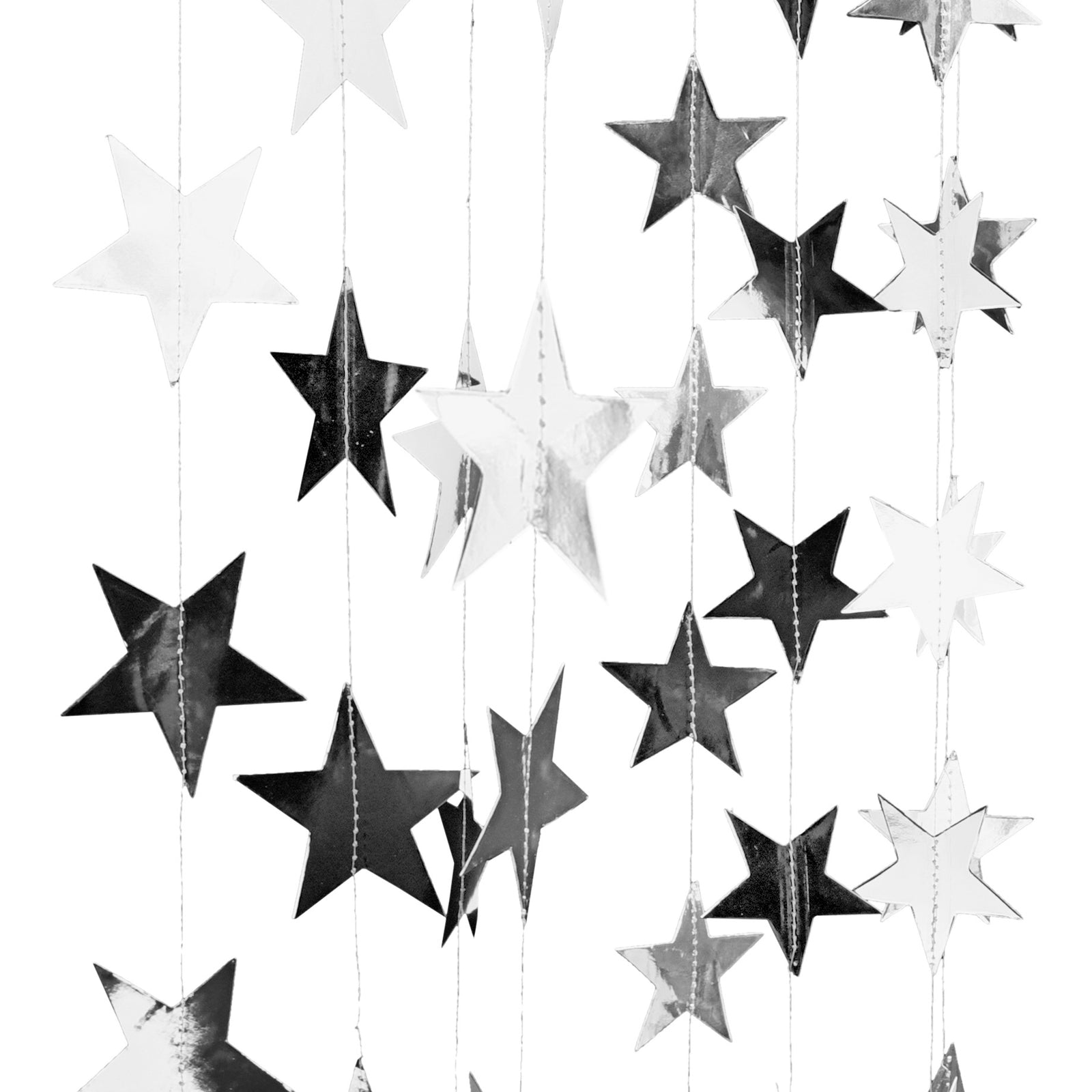 FiveSeasonStuff Paperboard Star Garlands, Banner, Decorations, Hangings for Christmas, Home Decor, Photo Wall Backdrop, Wedding, Birthday, Baby/Bridal Shower, Kids Bedroom