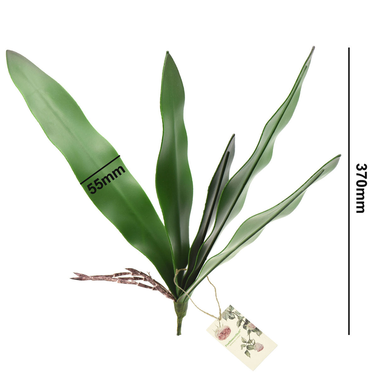 Cymbidiums Leaf Artificial Real Touch Orchid Leaf& Root Bundles,Simulation Green Plants