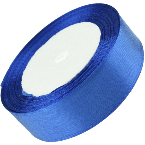 20mm Royal Blue Single Sided Satin Ribbon