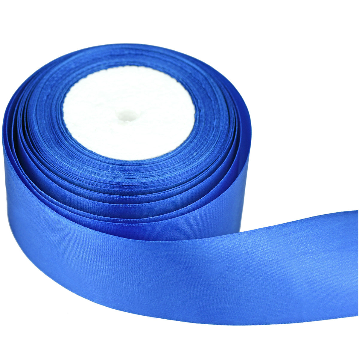 50mm Royal Blue Single Sided Satin Ribbon