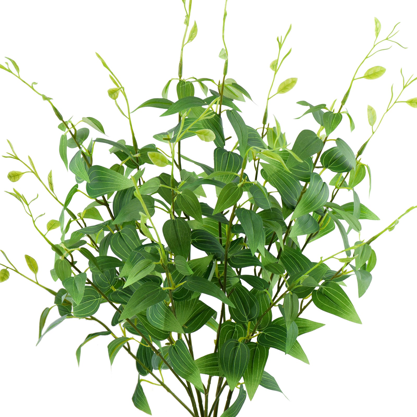 FiveSeasonStuff 6 Bunches of Clematis Leaves for Decorating Bouquets Floral Arrangement Artificial Greenery Fillers