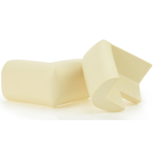 12 Pieces Beige Jumbo L-Shaped Foam Corner Protectors