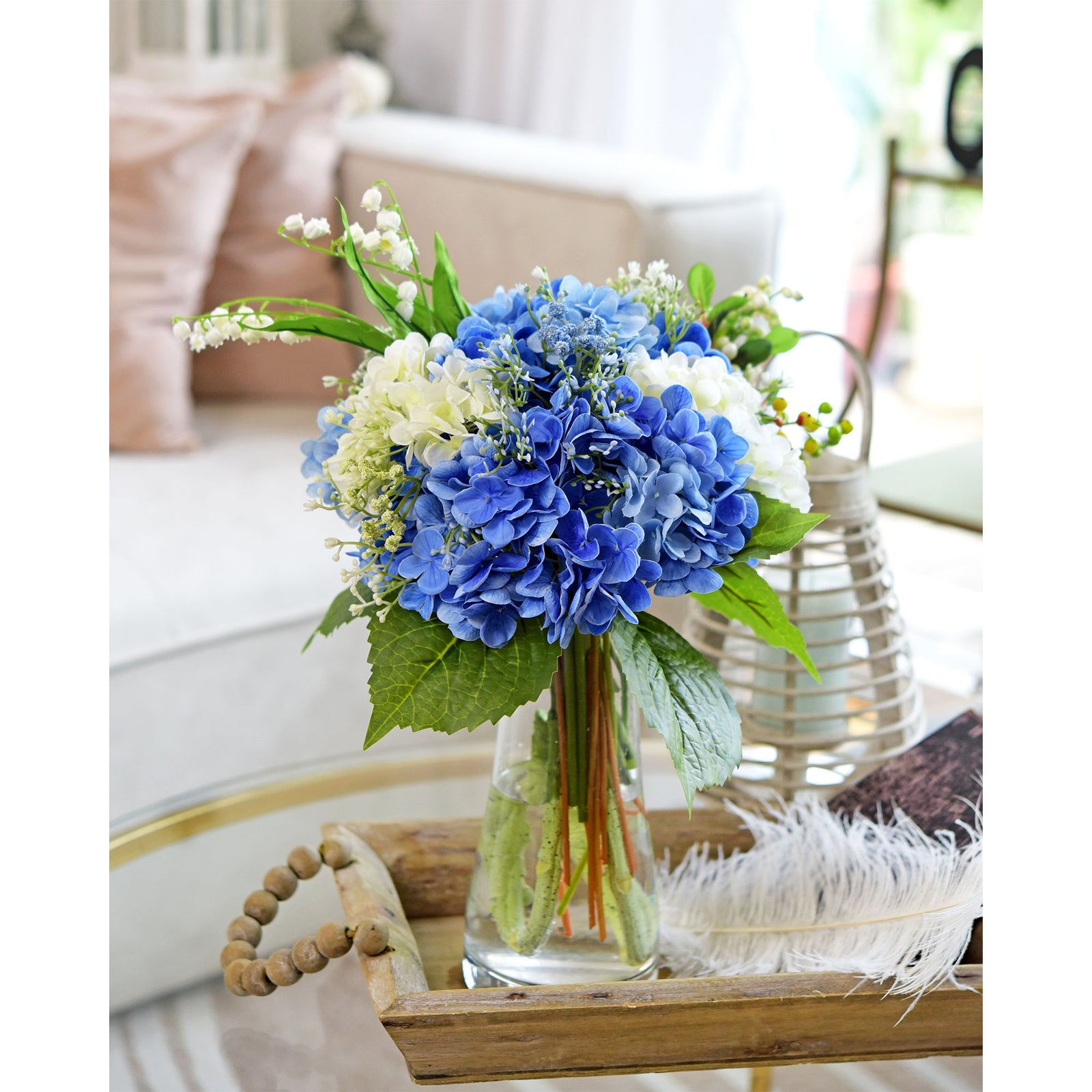 Hydrangea Artificial Flowers DIY Bridal Bouquet Supplies Wedding