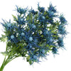 FiveSeasonStuff Eryngium Artificiale Real Touch – Fiore Blu Sea Holly Grandezza Reale – Decorazione