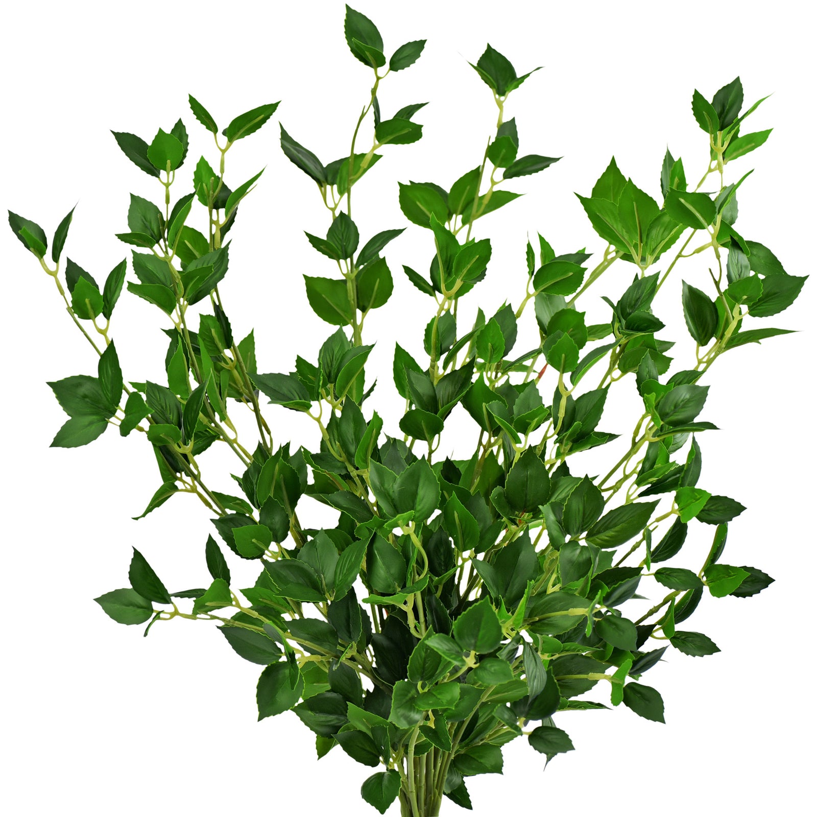 8 Stems 25.6'' 65cm Artificial Cherry Leaves and Branches Greenery Fillers for Floral Arrangement Decoration Wedding Home Décor