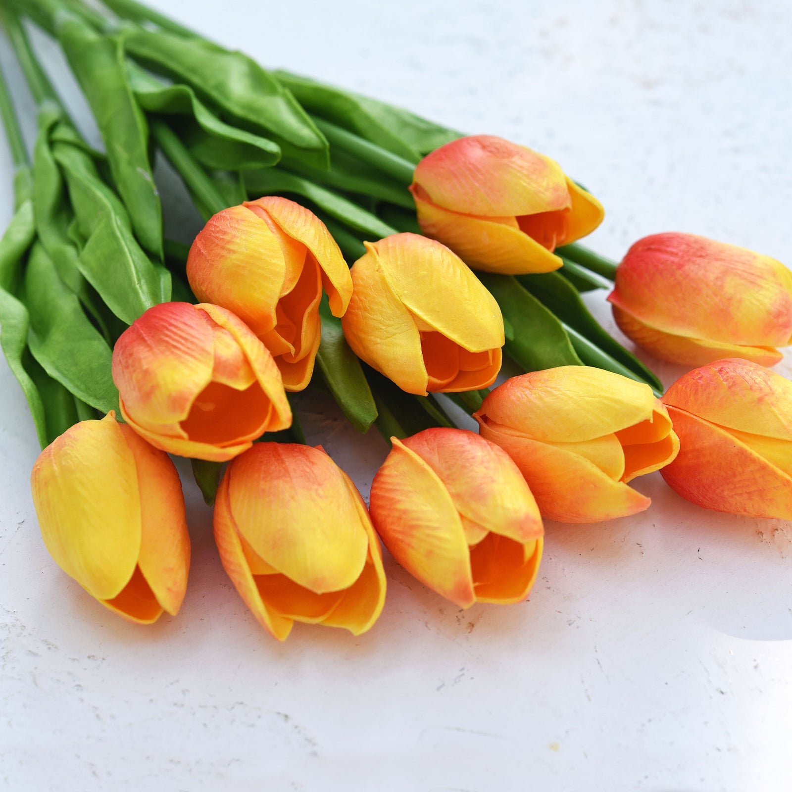 Light Pink Real Touch Tulips Artificial Flowers Bouquet 10 Stems –  FiveSeasonStuff