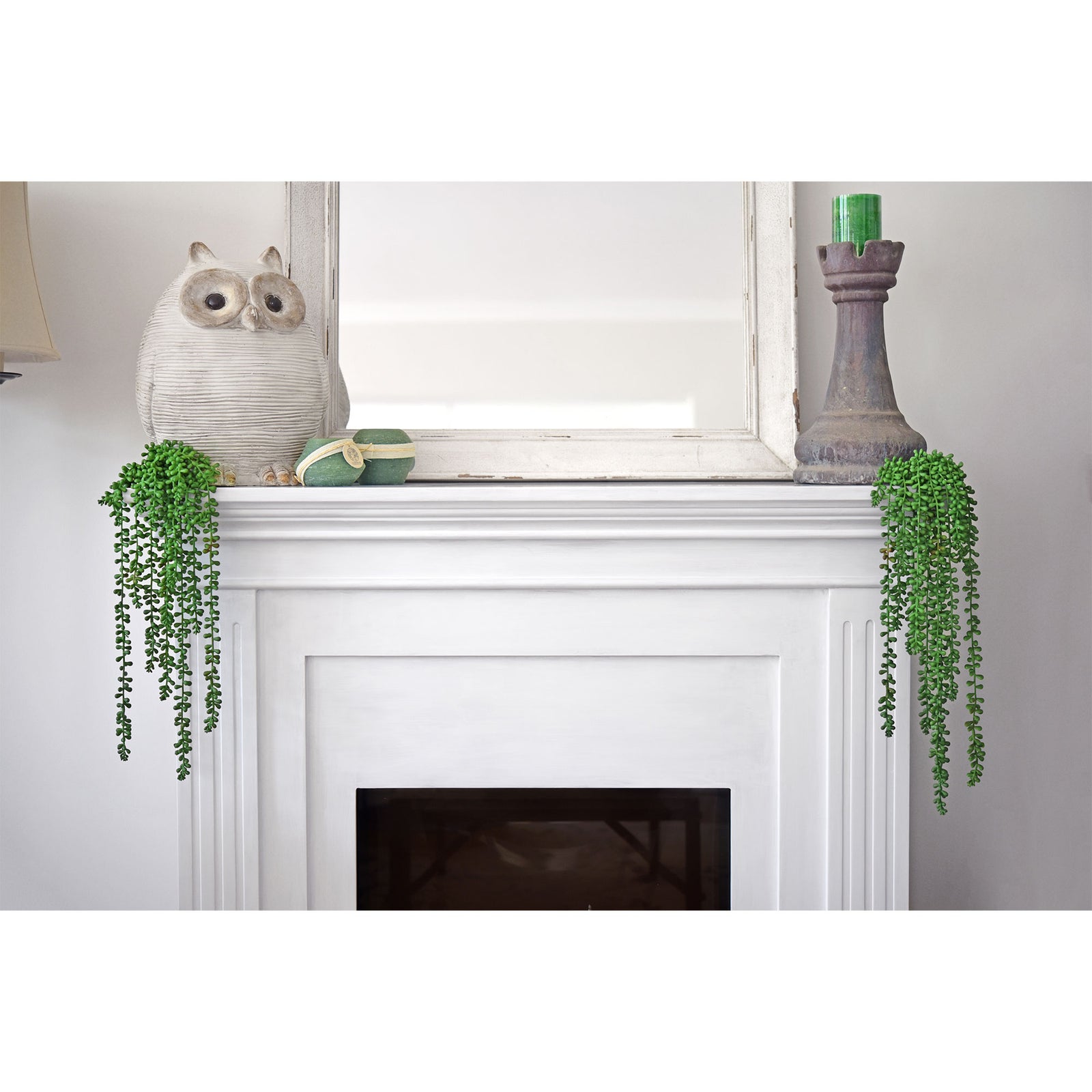 4pcs Artificial Succulents Hanging Plants Fake String of Pearls