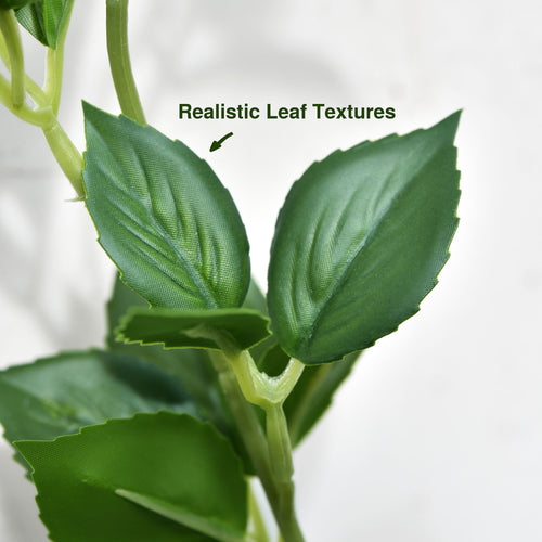 8 Stems 25.6'' 65cm Artificial Cherry Leaves and Branches Greenery Fillers for Floral Arrangement Decoration Wedding Home Décor