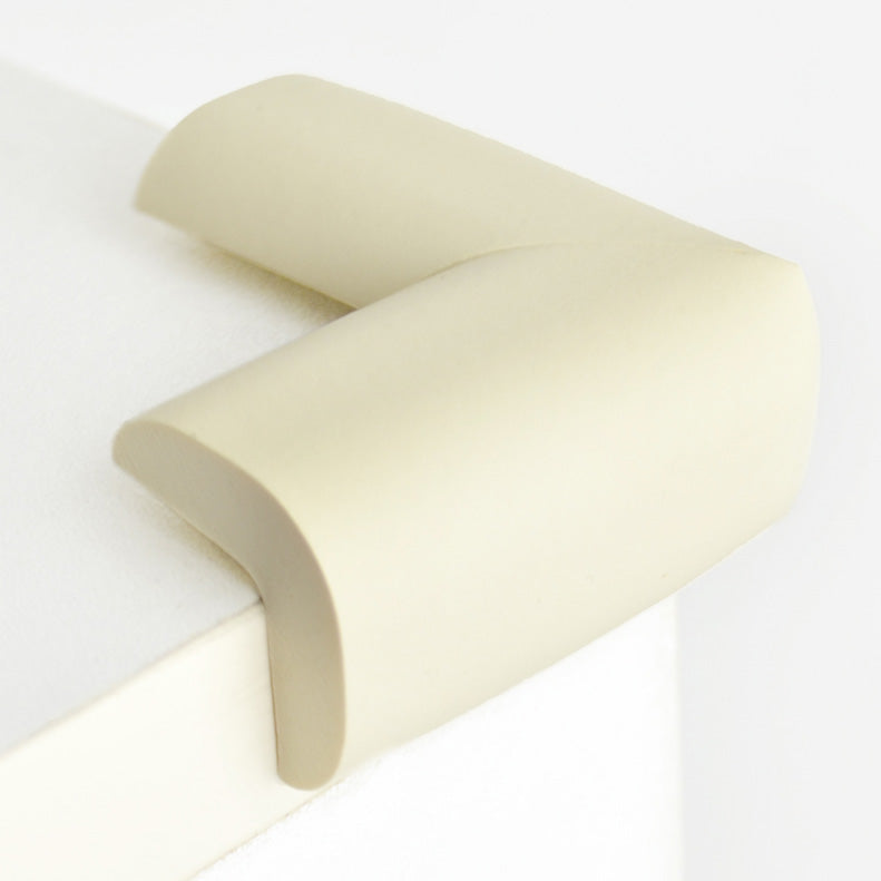 12 Pieces Beige Standard L-Shaped Foam Corner Protectors