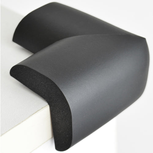 12 Pieces Black Jumbo L-Shaped Foam Corner Protectors