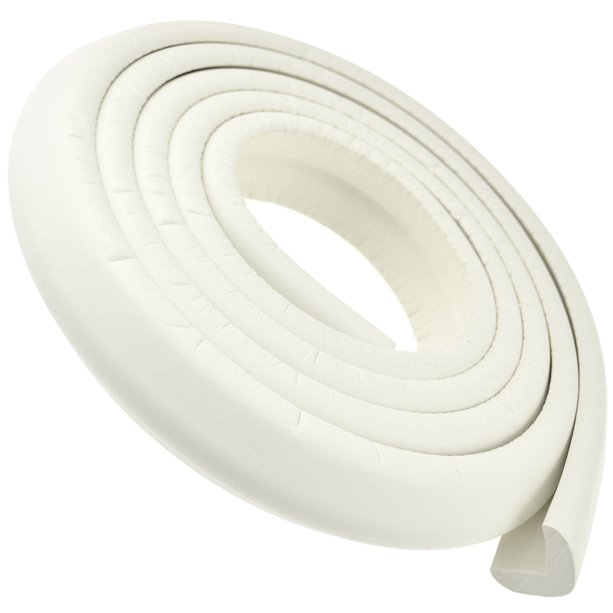 1 Roll Cream White Standard L-Shaped Foam Edge Protector 78.7 inches (2 meters)
