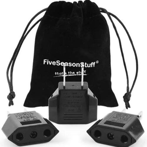 9 Travel Adapters Male Plug Germany/Europe to USA America/US/China Japan Canada Mexico