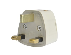 1 Travel Adapter for Traveling to United Kingdom (Beige) Type G