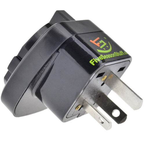 1 Travel Adapter for Traveling to Australia (White) Type I from Schuko Countries