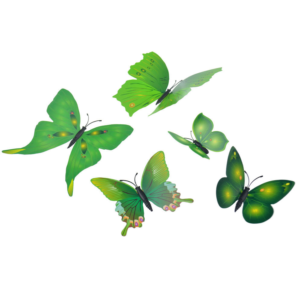 Green Butterflies Decorations with Magnet