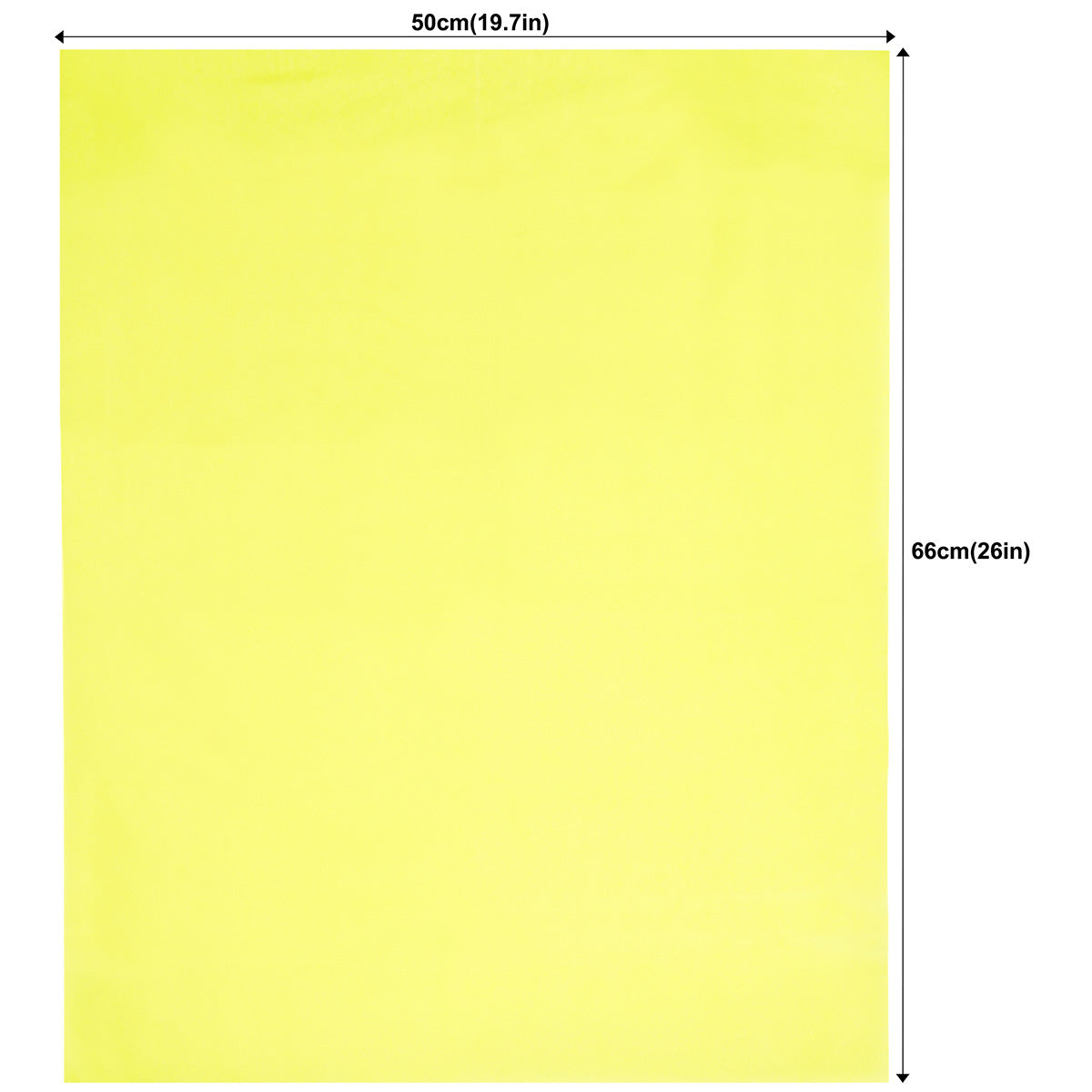 50 Sheets Lemon Yellow Wrapping Tissue Paper