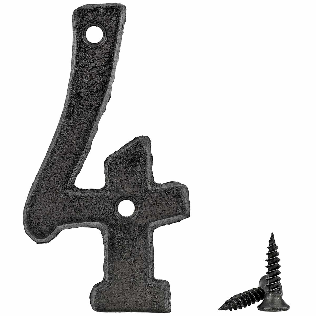 Cast Iron House Number Signs (Number 4) FiveSeasonStuff