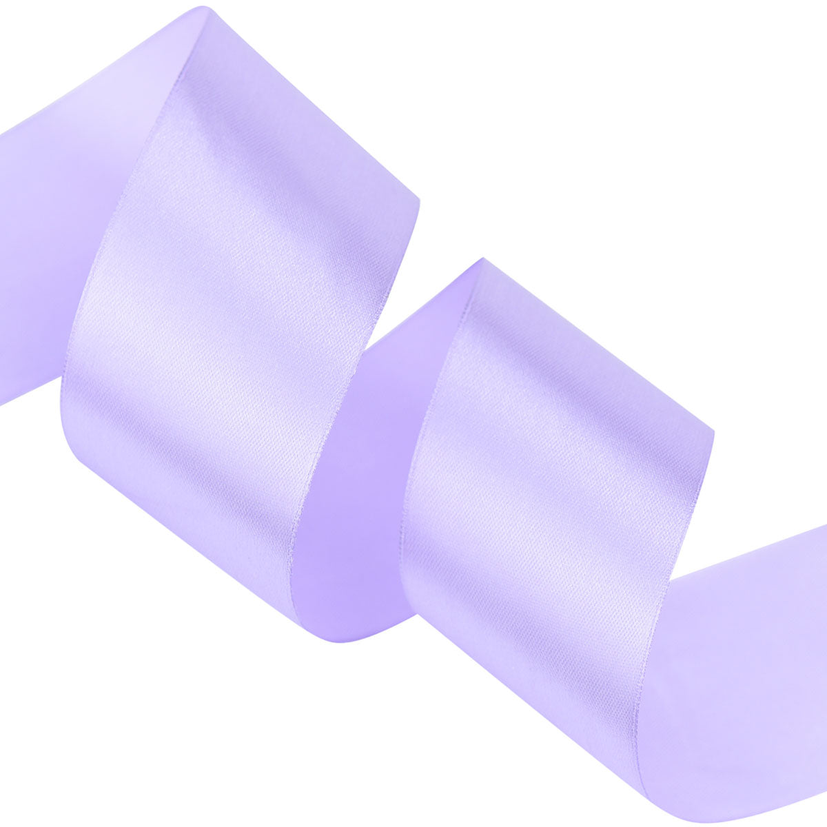 50mm Lilac Single Sided Satin Ribbon