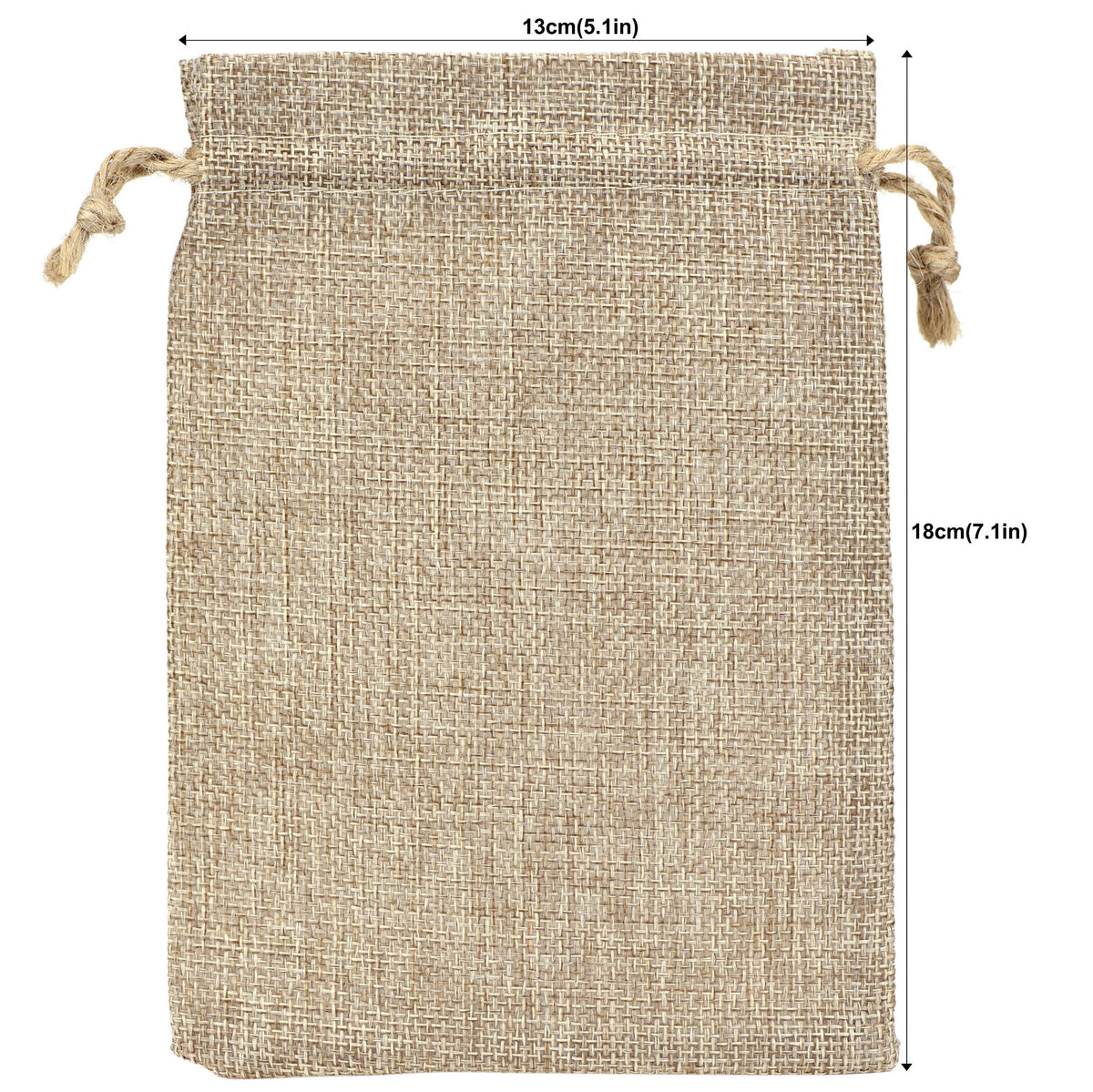 Burlap Drawstring Gift Bags - FiveSeasonStuff