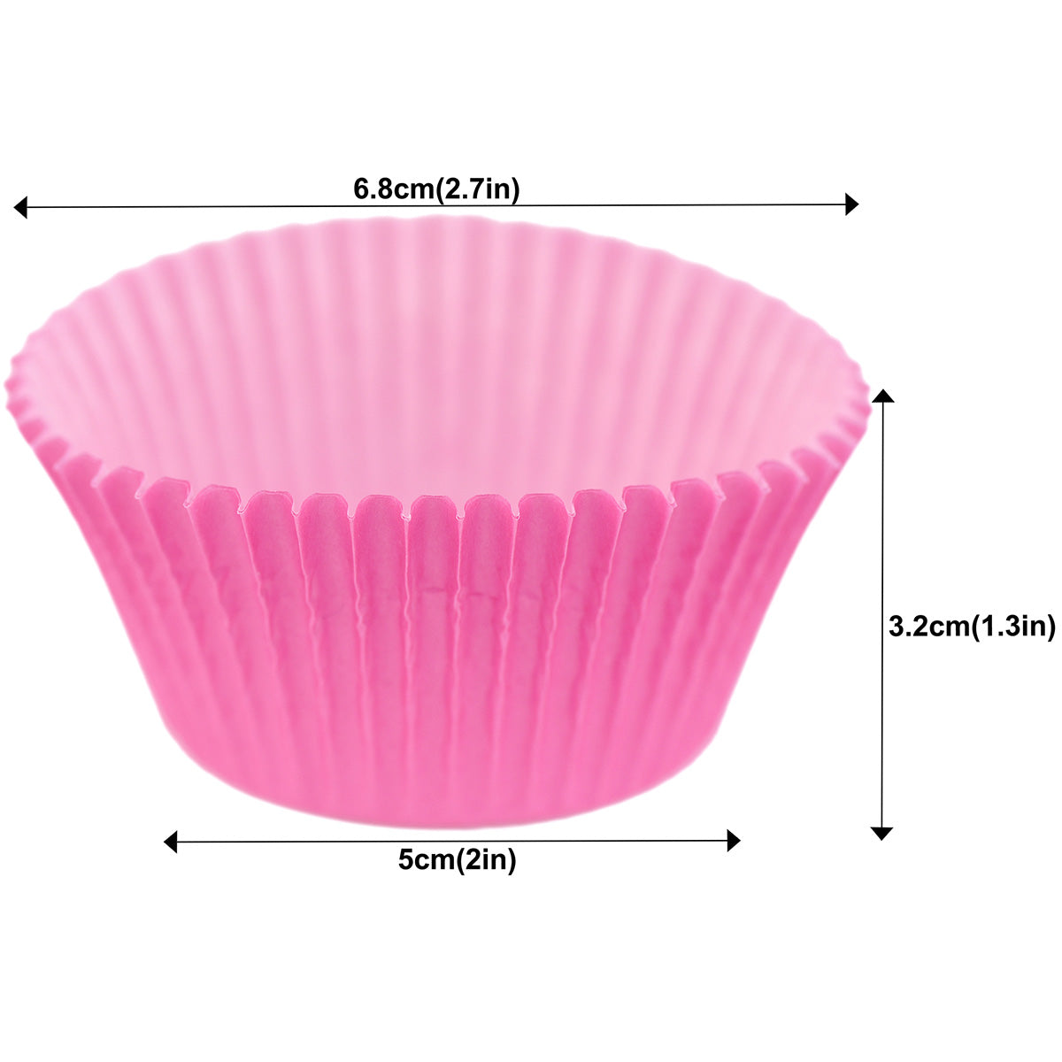 FiveSeasonStuff 100-Pack Cupcake Muffin Baking Paper Cases Liners Style 12