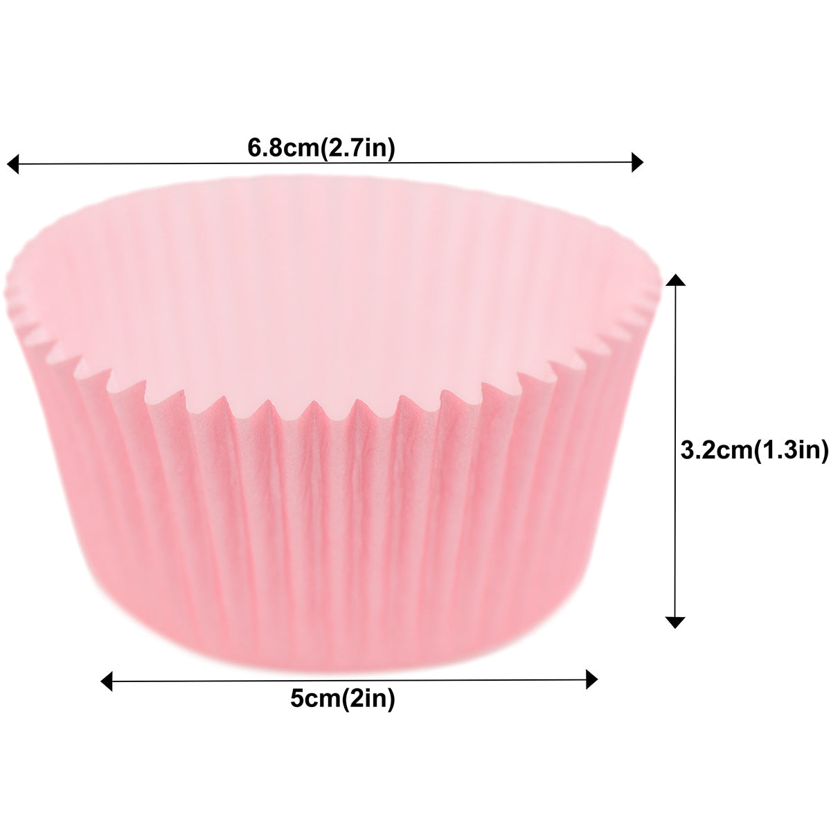 FiveSeasonStuff 100-Pack Cupcake Muffin Baking Paper Cases Liners Style 11