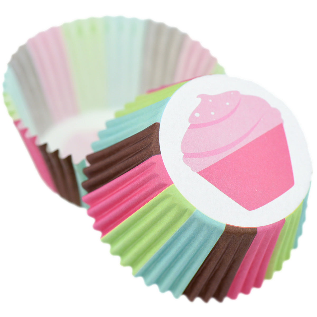 FiveSeasonStuff 100-Pack Cupcake Muffin Baking Paper Cases Liners Style 6