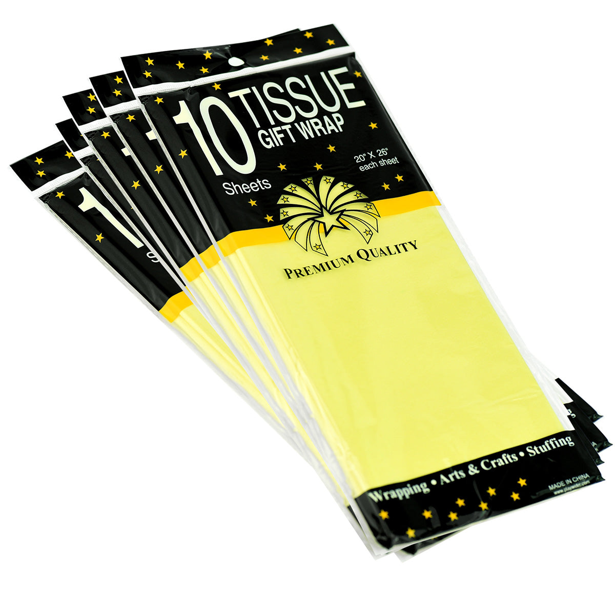 Yellow Tissue Paper (10)