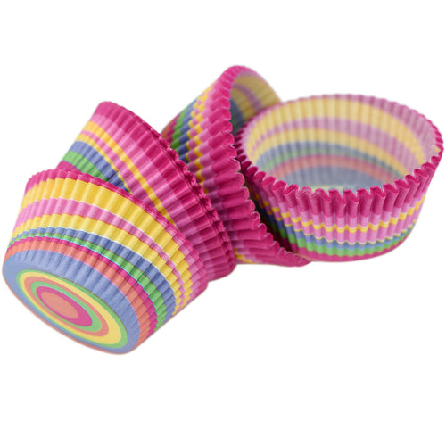 FiveSeasonStuff 100-Pack Cupcake Muffin Baking Paper Cases Liners Style 21