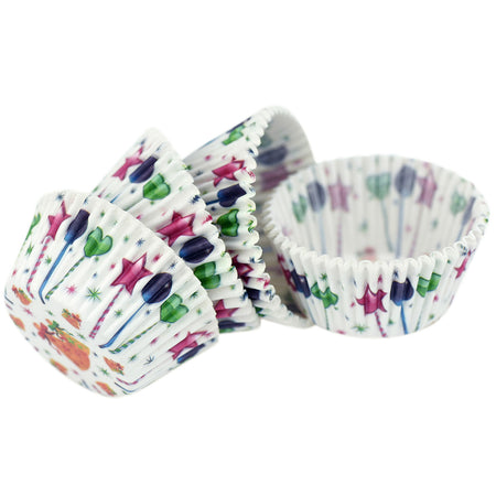 FiveSeasonStuff 100-Pack Cupcake Muffin Baking Paper Cases Liners Style 17