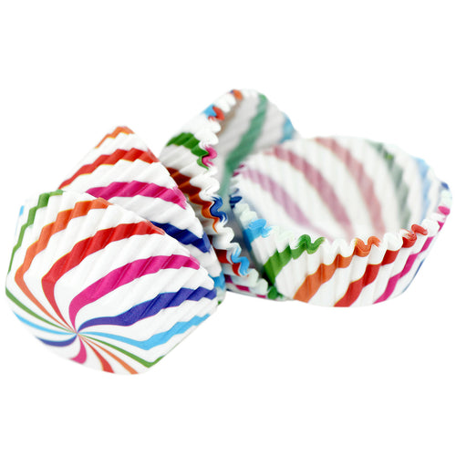 FiveSeasonStuff 100-Pack Cupcake Muffin Baking Paper Cases Liners Style 23