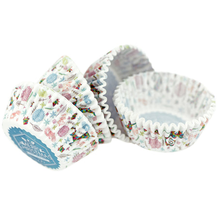 100-Pack Cupcake Muffin Baking Paper Cases Liners Style 43