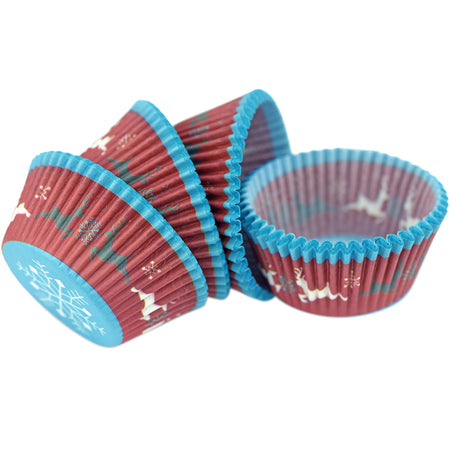 FiveSeasonStuff 100-Pack Cupcake Muffin Baking Paper Cases Liners Style 9